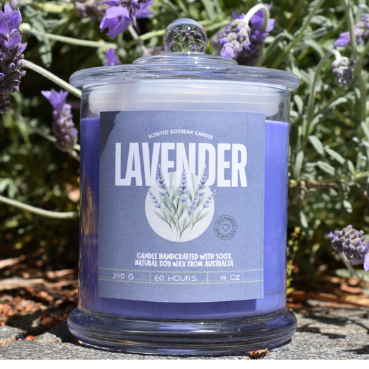 💜Lavender  Soy Wax Candle