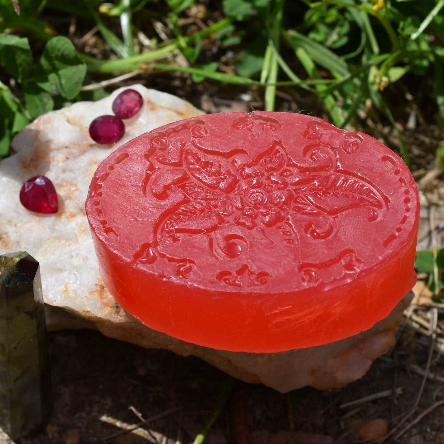 ❤️ Red Sandalwood Soap – Grounded & Bold