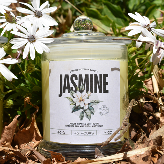 🌸 Jasmine Scented Soy Wax Candle