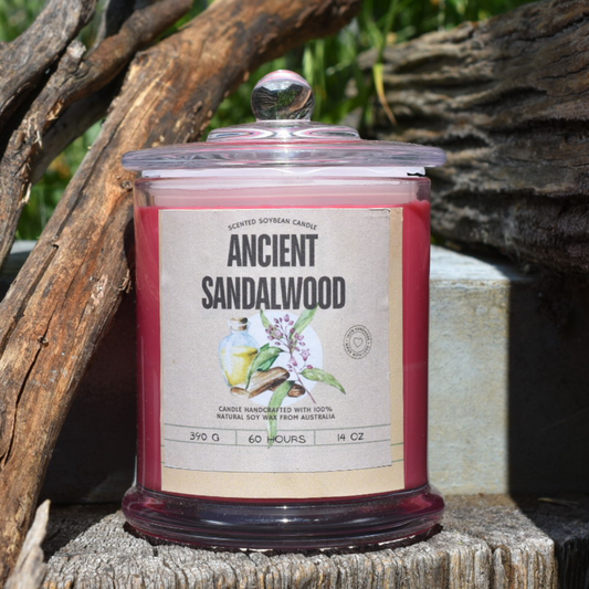 🌳 Sandalwood Soy Wax Candle