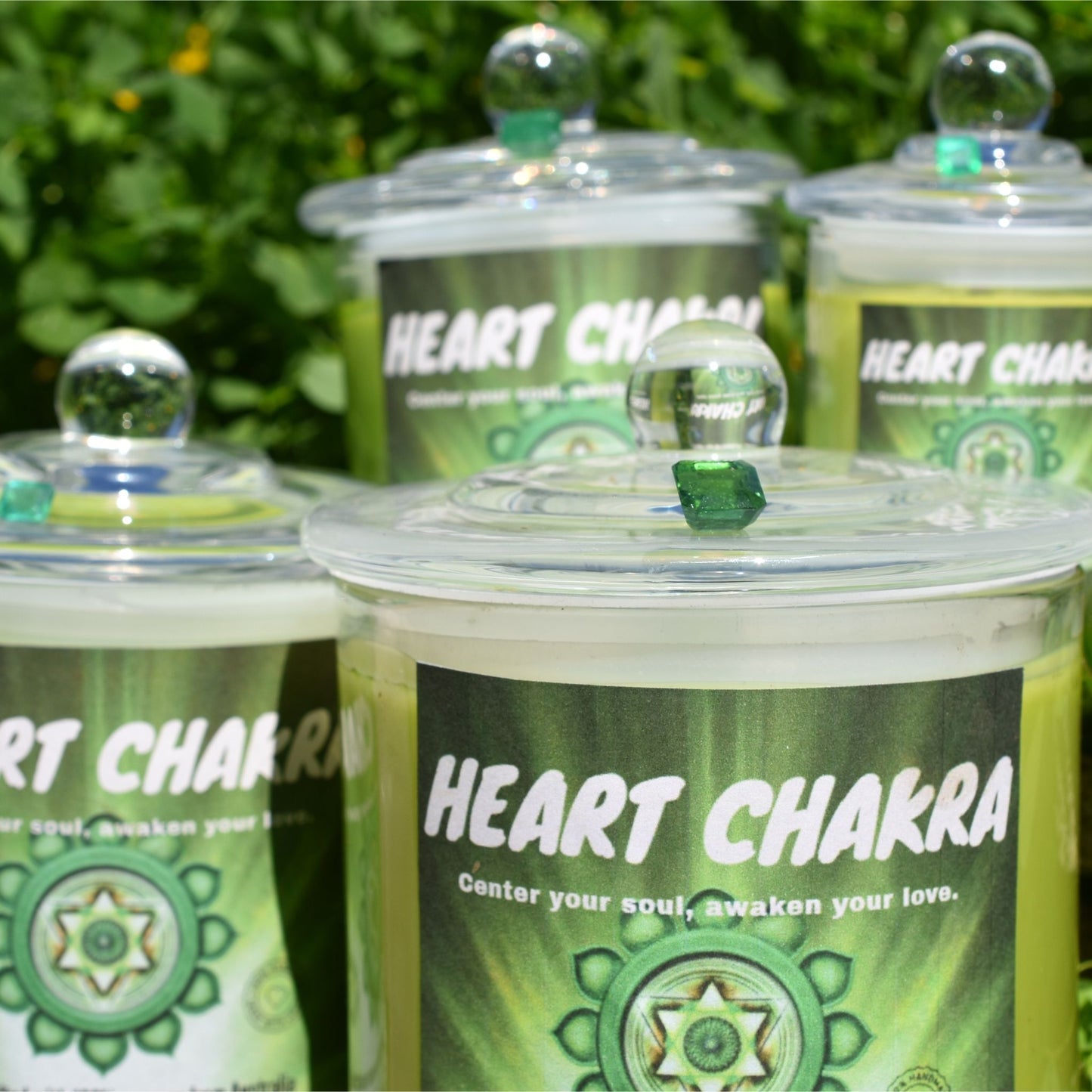 💚 Heart Chakra Candle – Open Heart