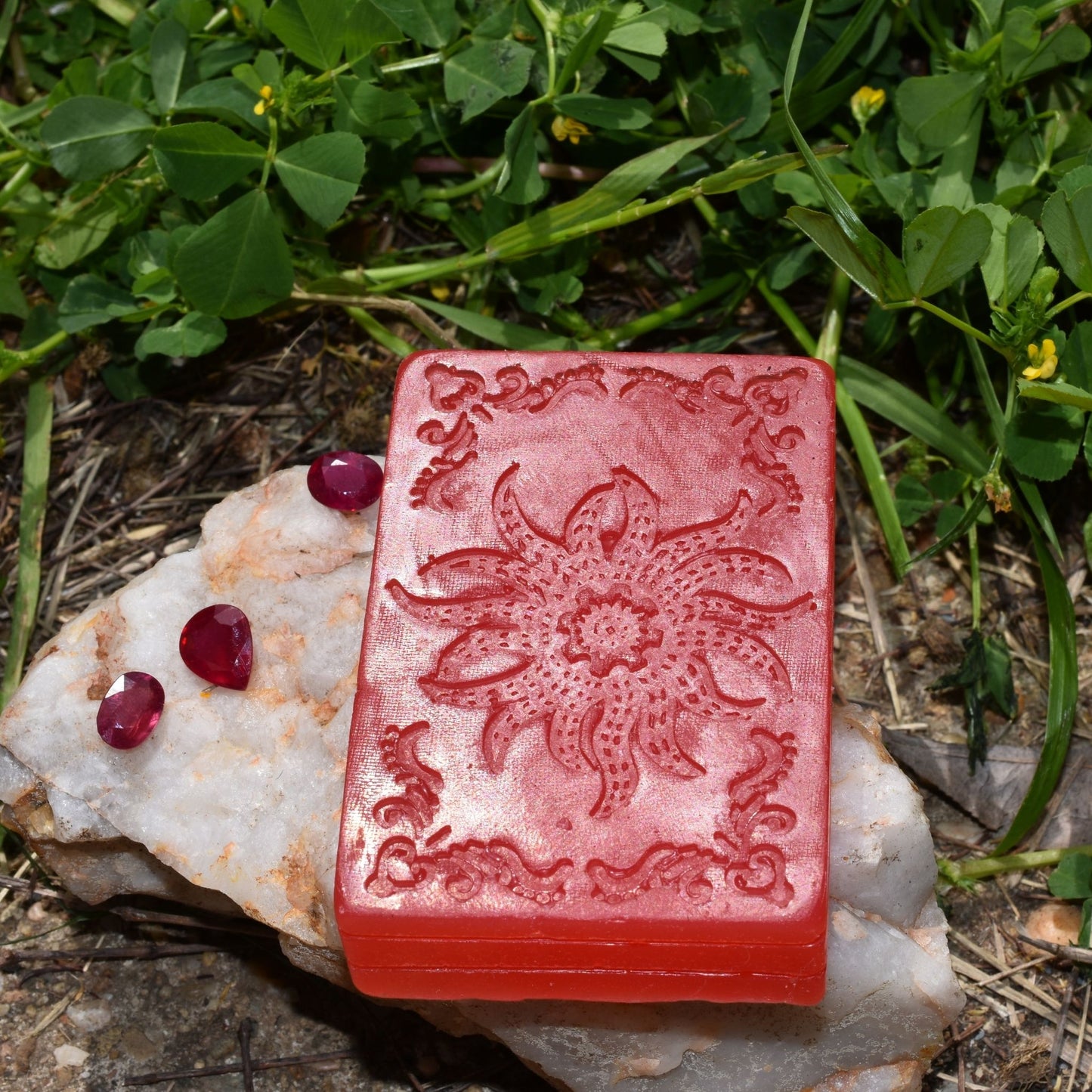 ❤️ Red Sandalwood Soap – Grounded & Bold
