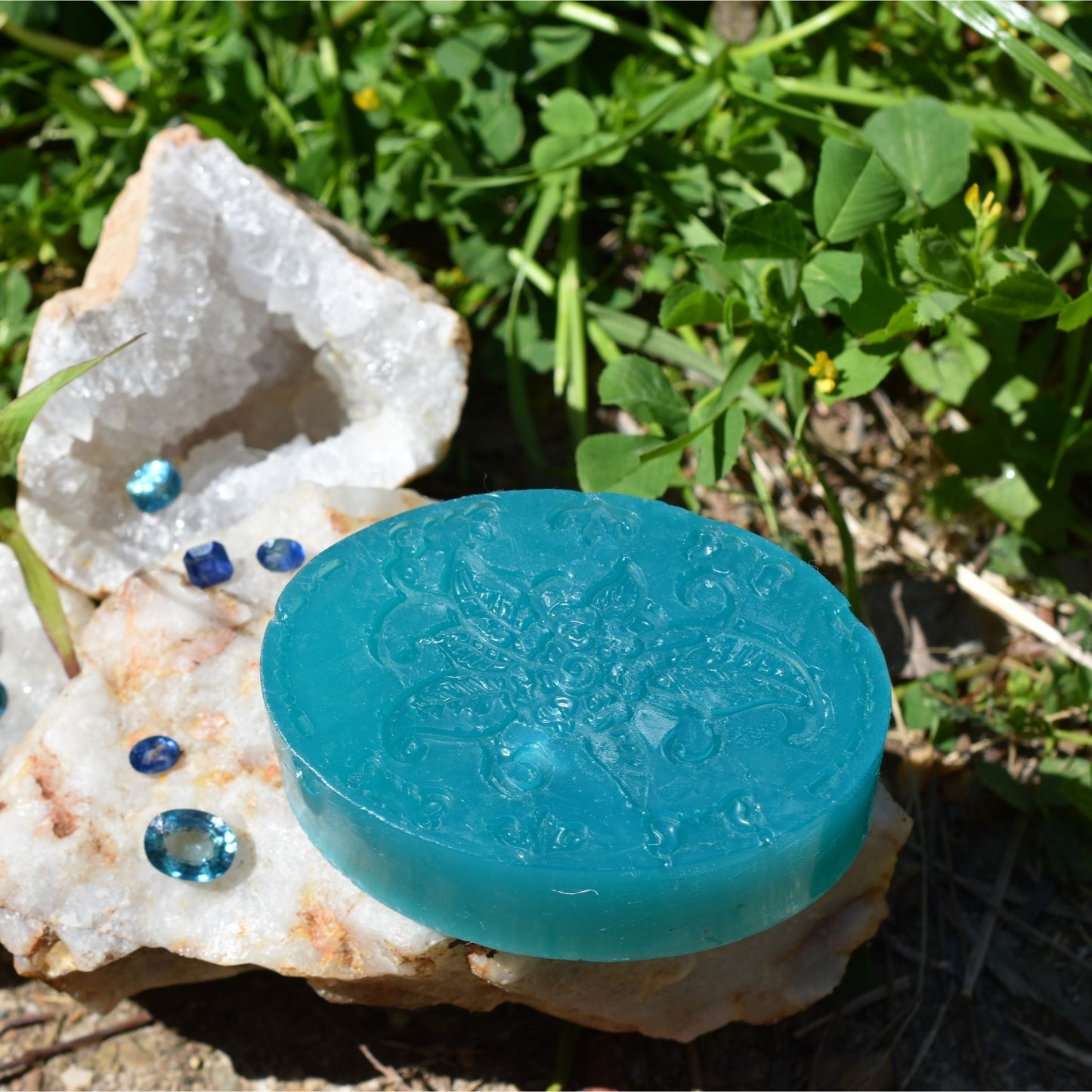 π Floral Blue Soap β Cool & Calming