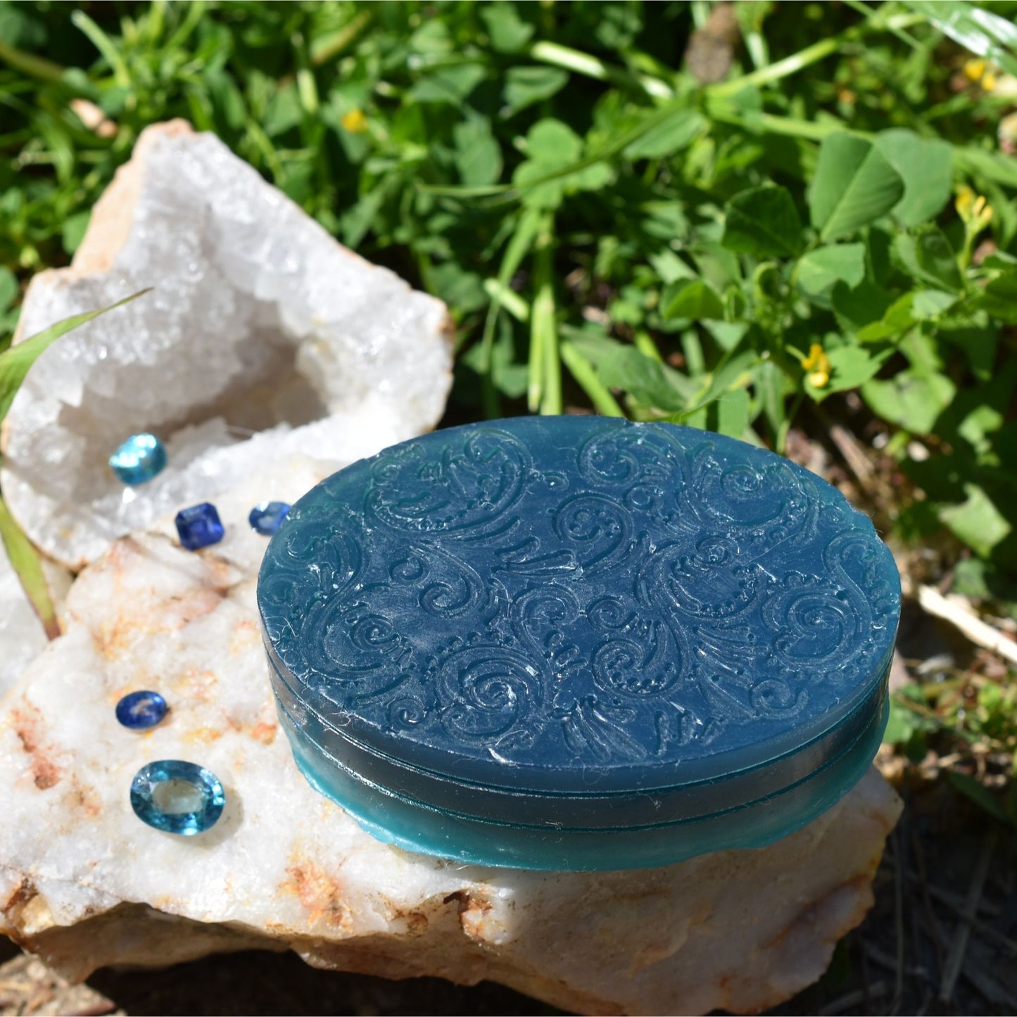 π Floral Blue Soap β Cool & Calming