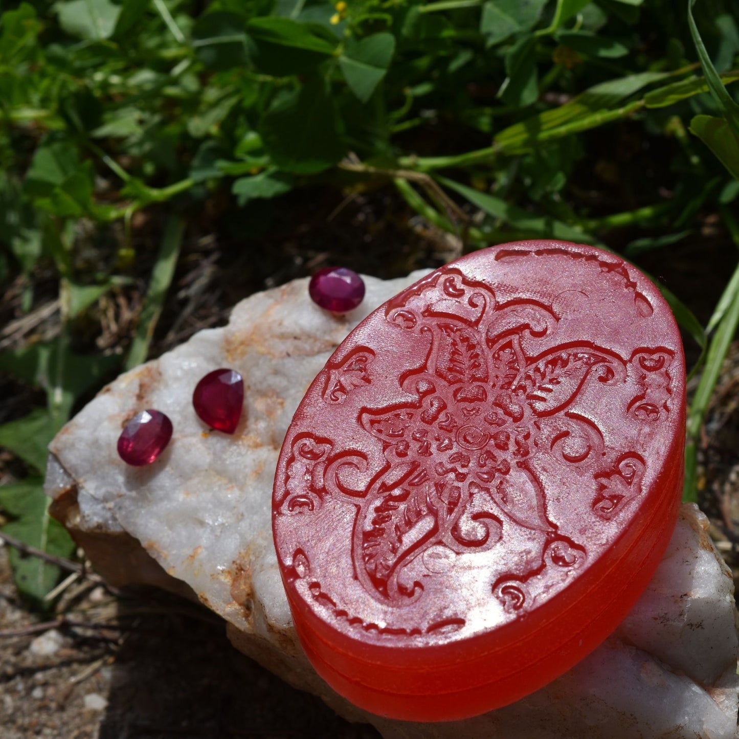 ❤️ Red Sandalwood Soap – Grounded & Bold