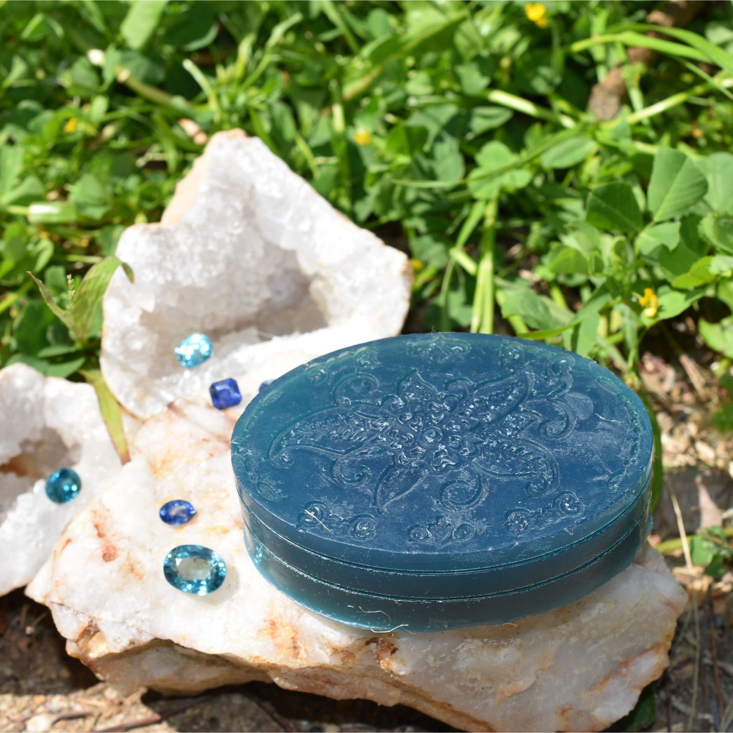 π Floral Blue Soap β Cool & Calming