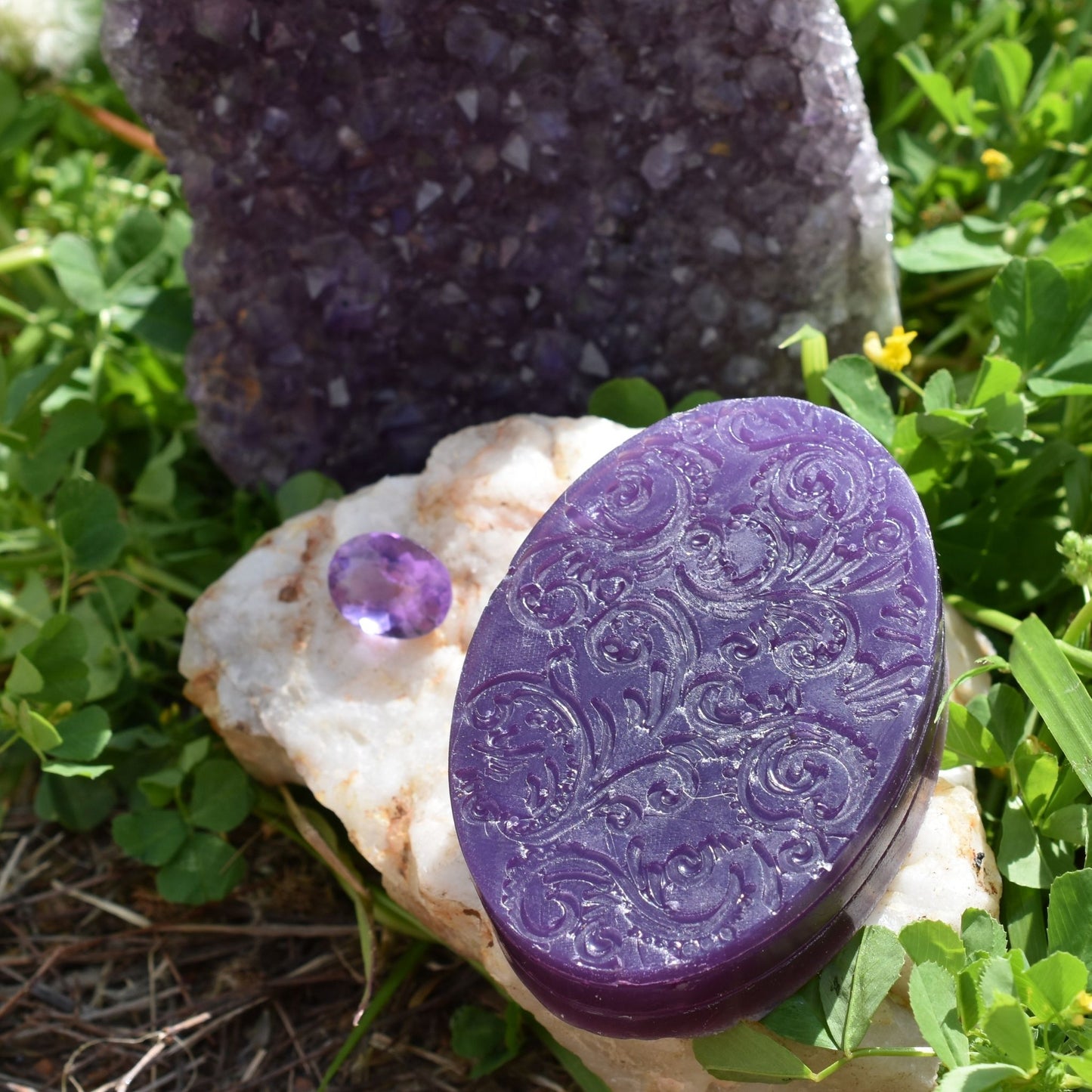 💜 Violet Bloom Soap – Tranquil & Softly Scented