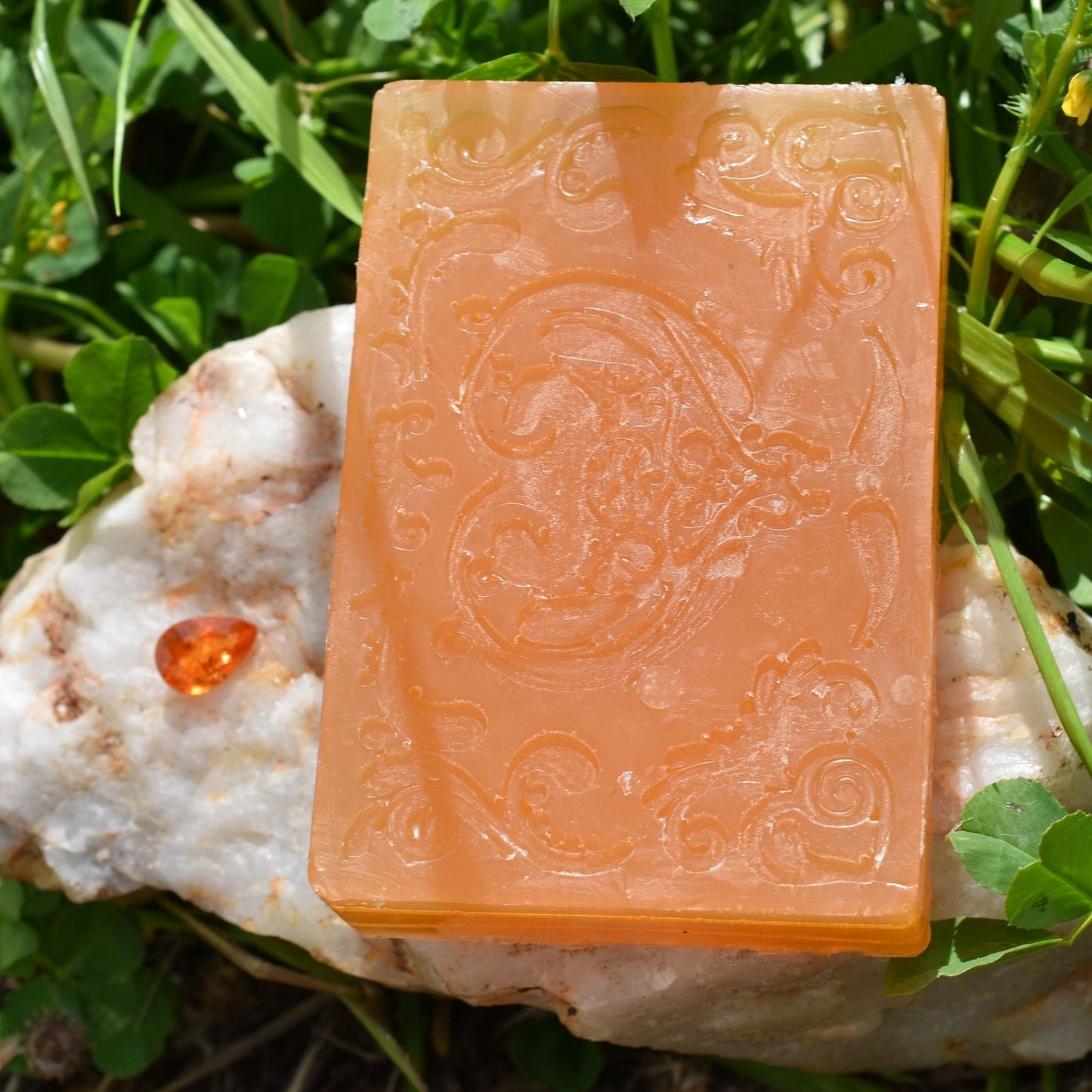 π§‘ Orange Blossom & Honey Soap β Bright & Uplifting