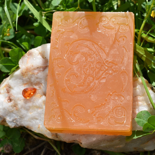 🧡 Orange Blossom & Honey Soap – Bright & Uplifting