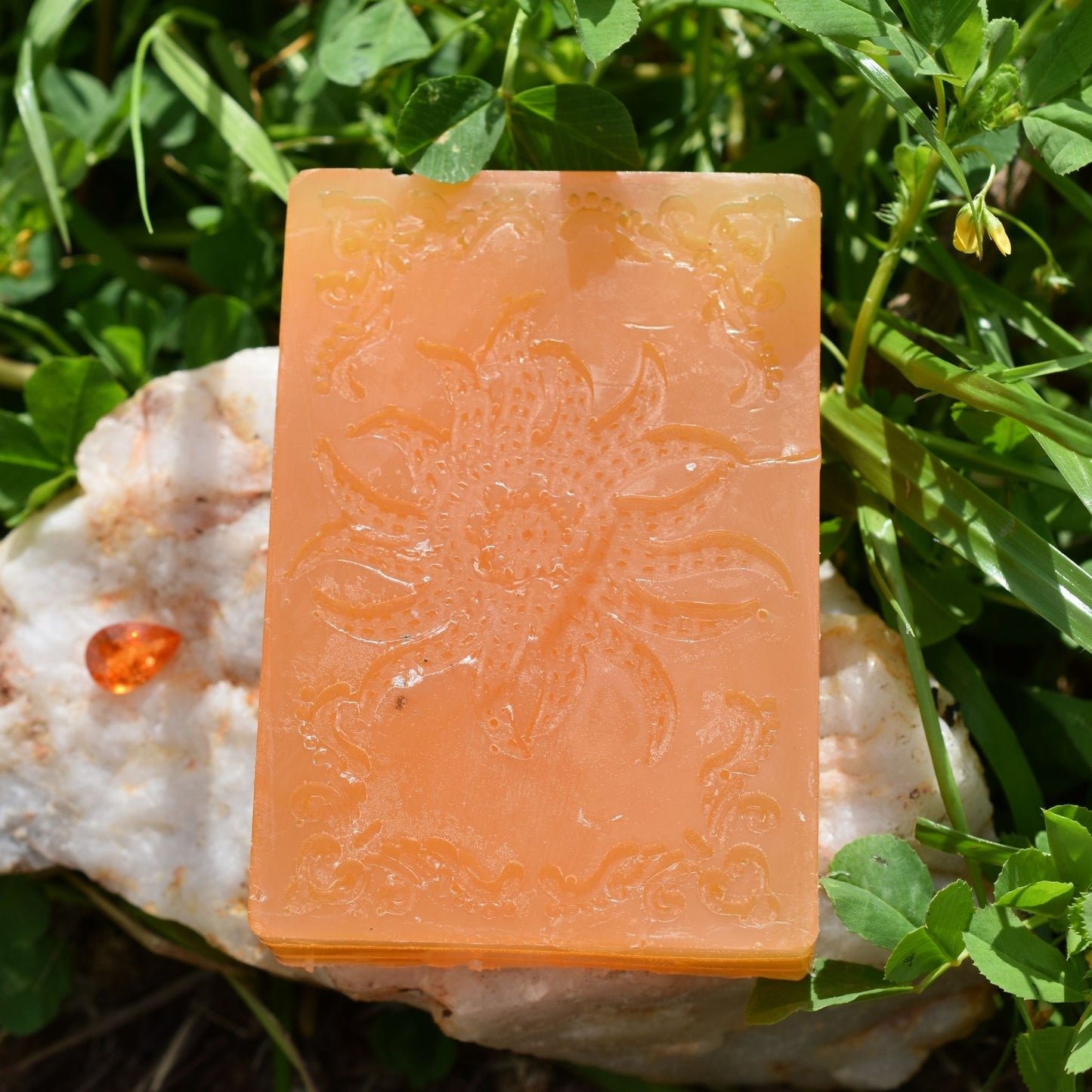 π§‘ Orange Blossom & Honey Soap β Bright & Uplifting