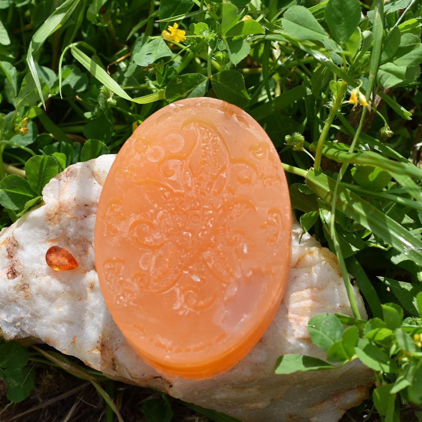 π§‘ Orange Blossom & Honey Soap β Bright & Uplifting