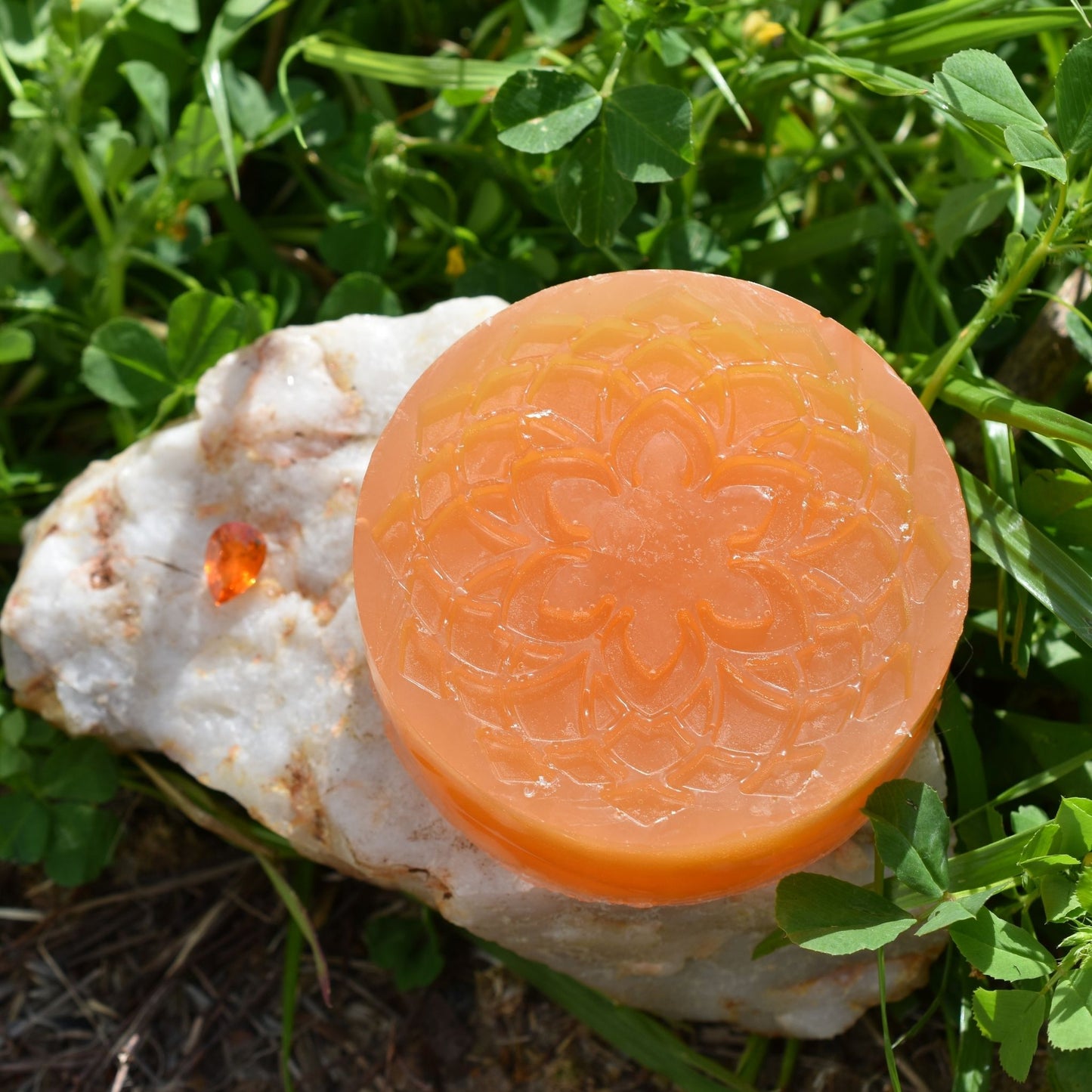 π§‘ Orange Blossom & Honey Soap β Bright & Uplifting