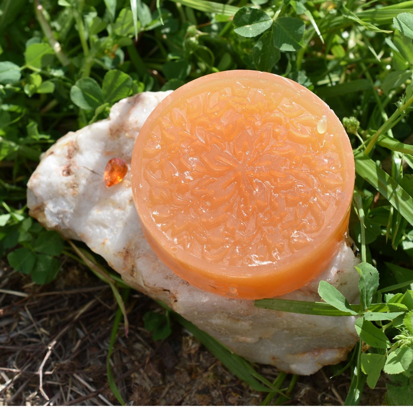 π§‘ Orange Blossom & Honey Soap β Bright & Uplifting
