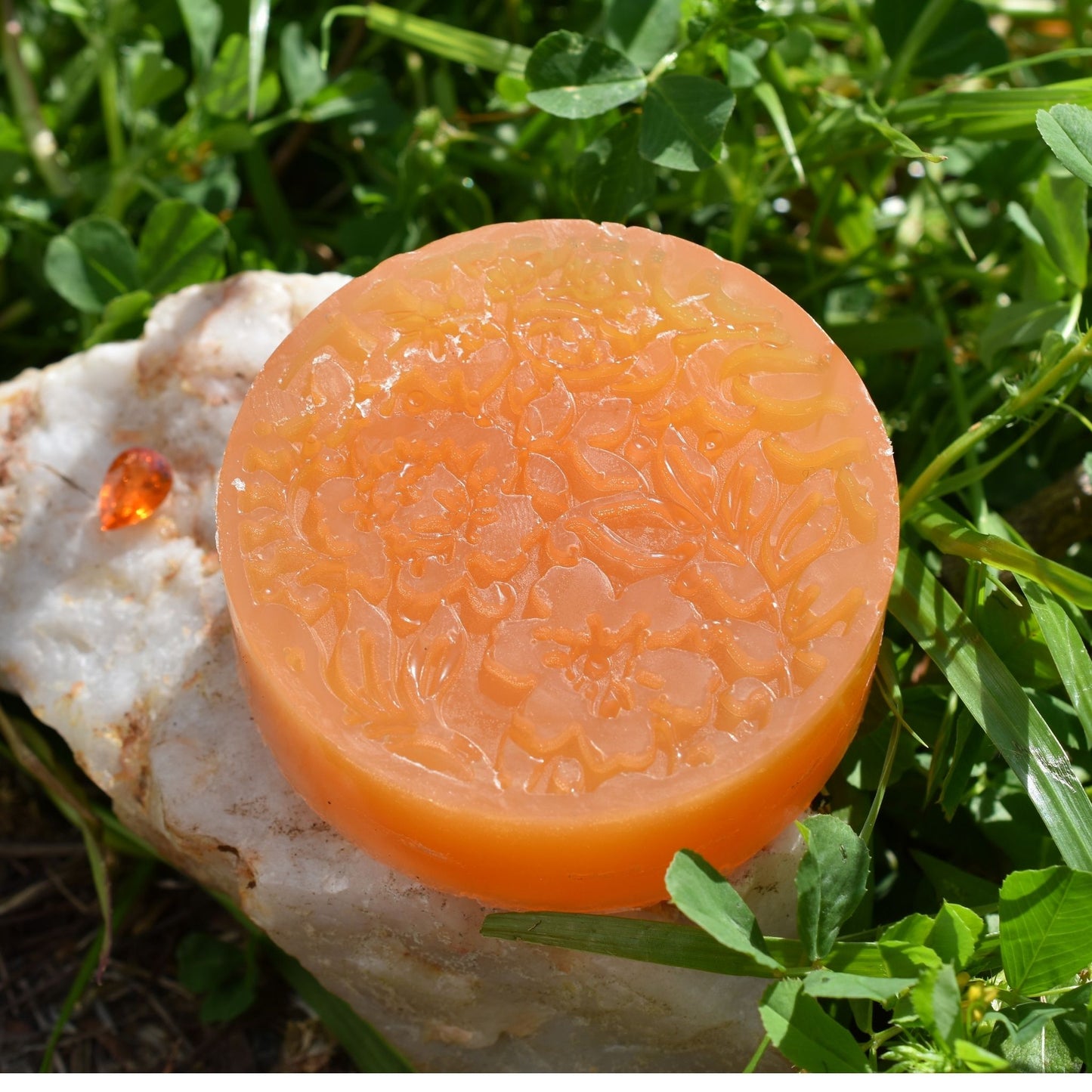 π§‘ Orange Blossom & Honey Soap β Bright & Uplifting