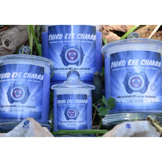 💜 Third Eye Chakra Candle – Inner Vision