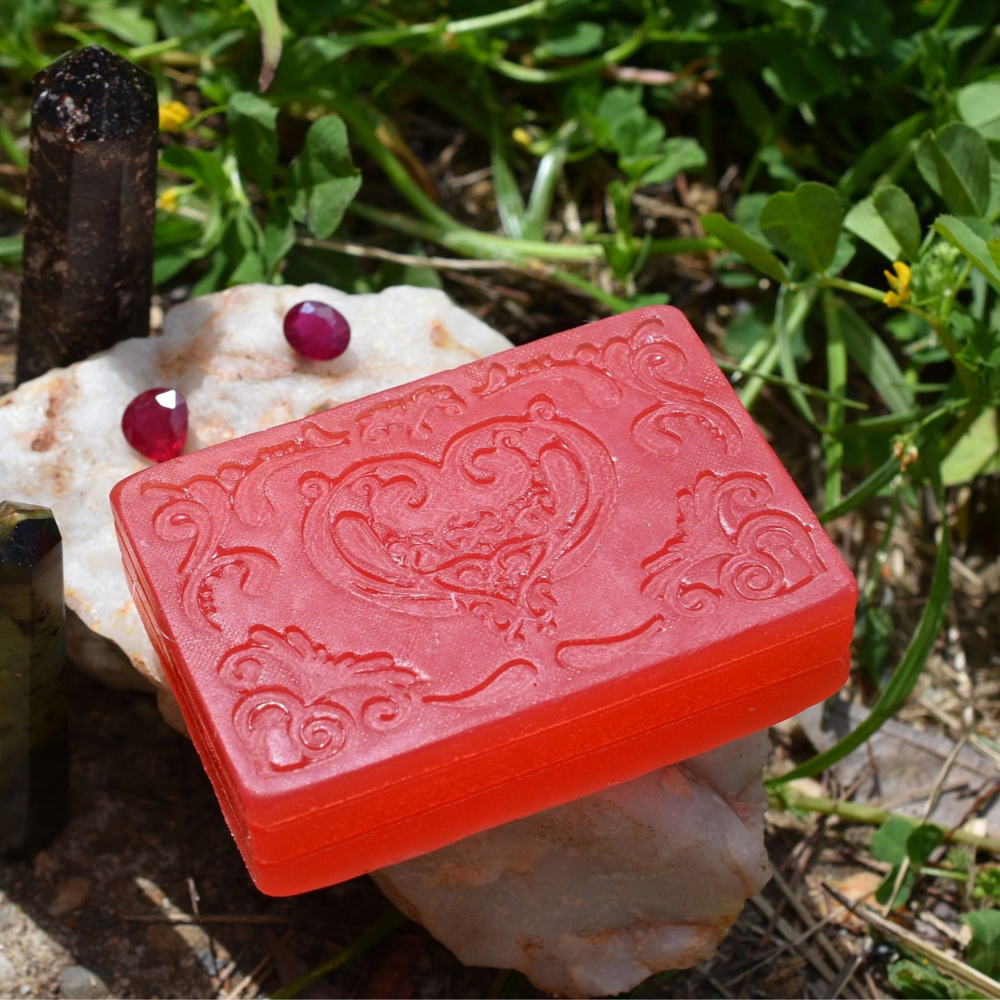 ❤️ Red Sandalwood Soap – Grounded & Bold