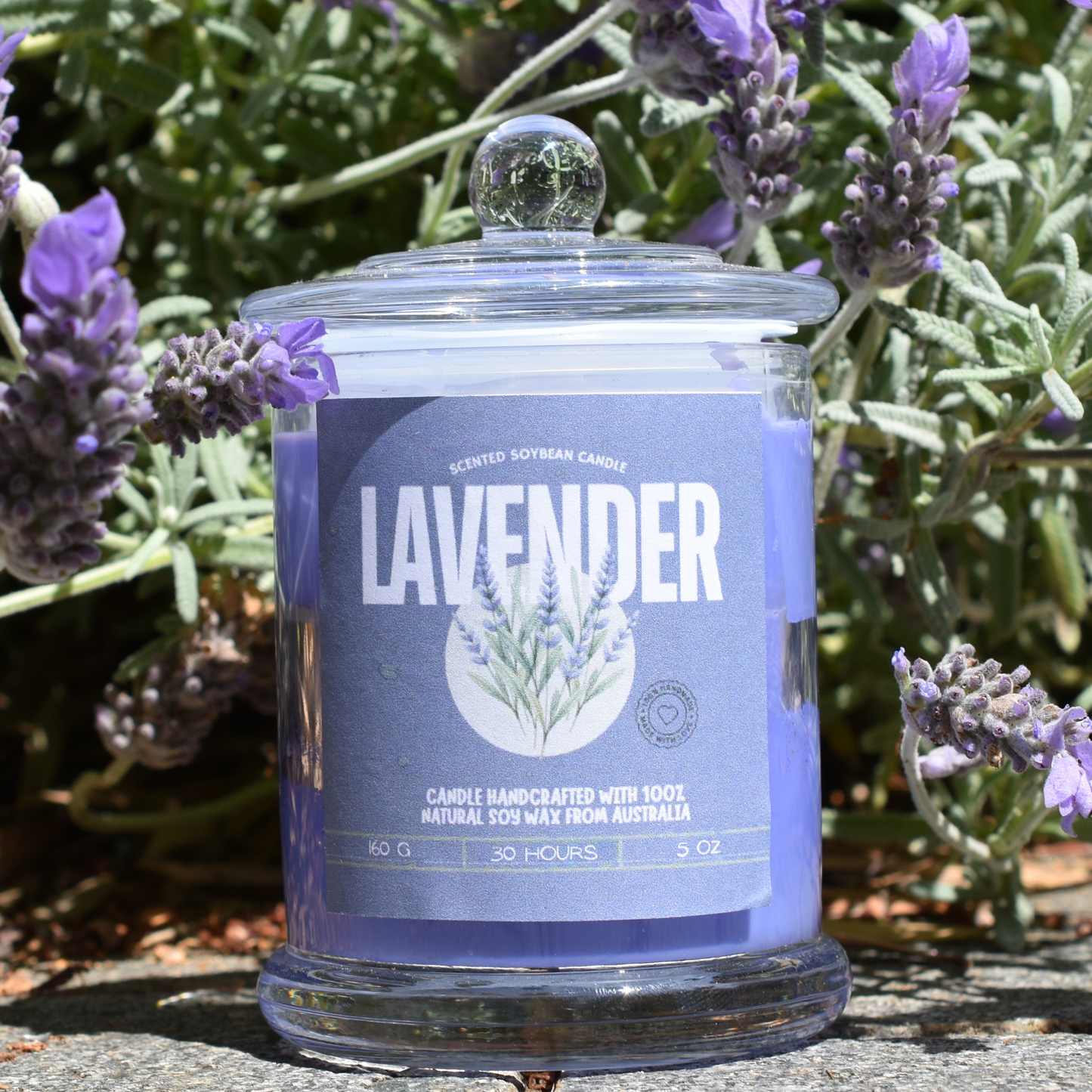 💜Lavender  Soy Wax Candle