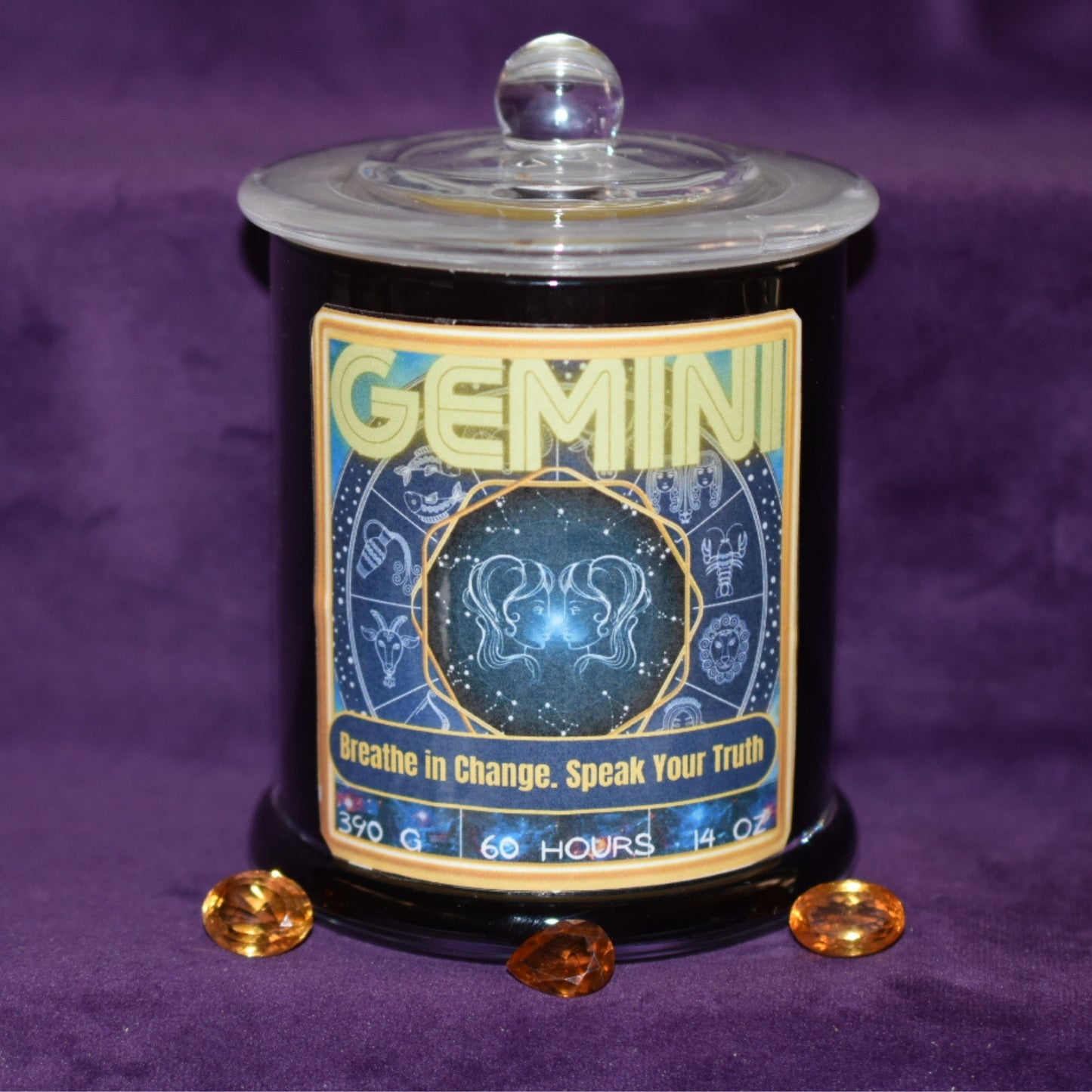 ♊ Gemini Zodiac Candle - Vanilla Lace