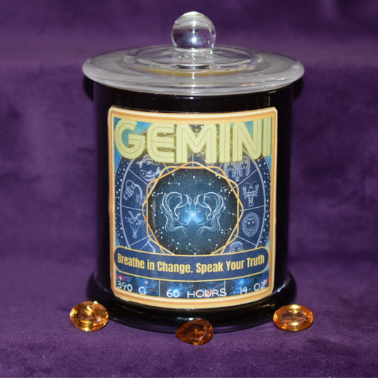 ♊ Gemini Zodiac Candle - Vanilla Lace