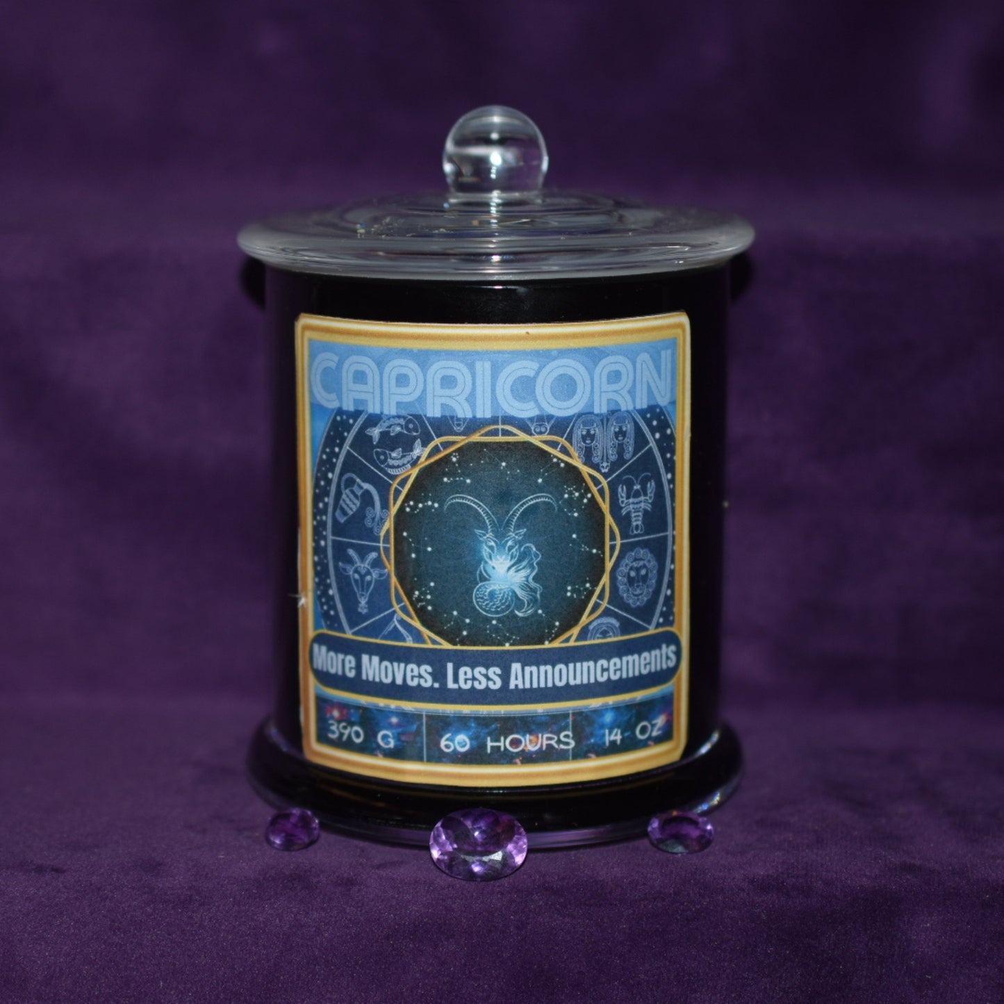 ♑ Capricorn Zodiac Candle - Frankincense & Myrrh