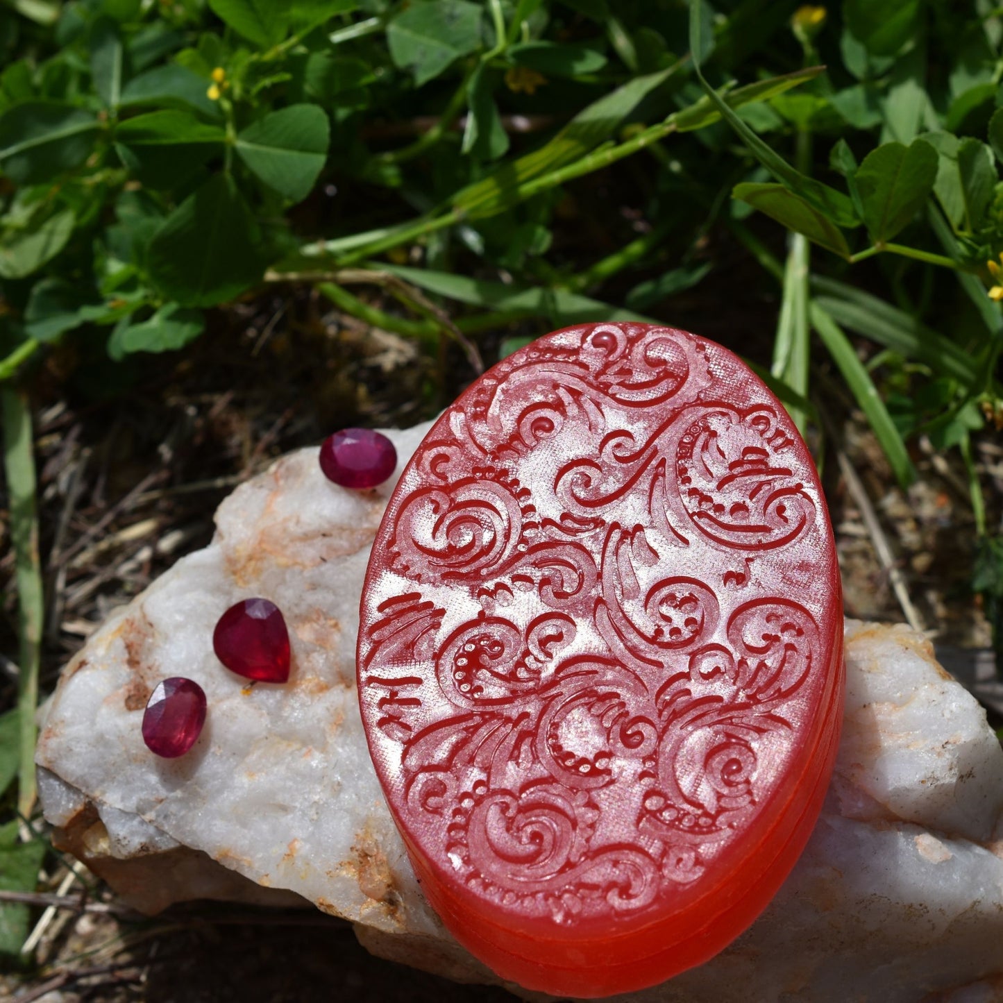 ❤️ Red Sandalwood Soap – Grounded & Bold