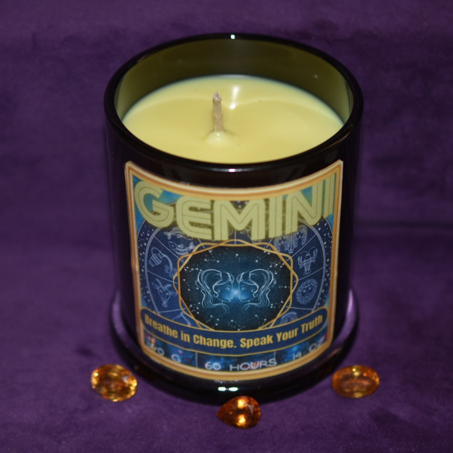 ♊ Gemini Zodiac Candle - Vanilla Lace