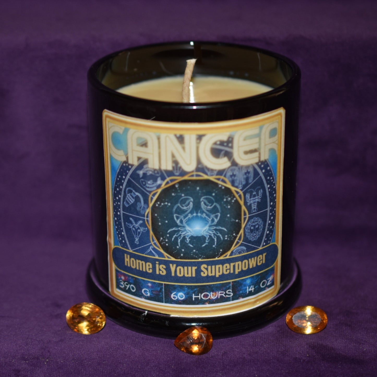 ♋ Cancer Zodiac Candle - French Cade Lavender