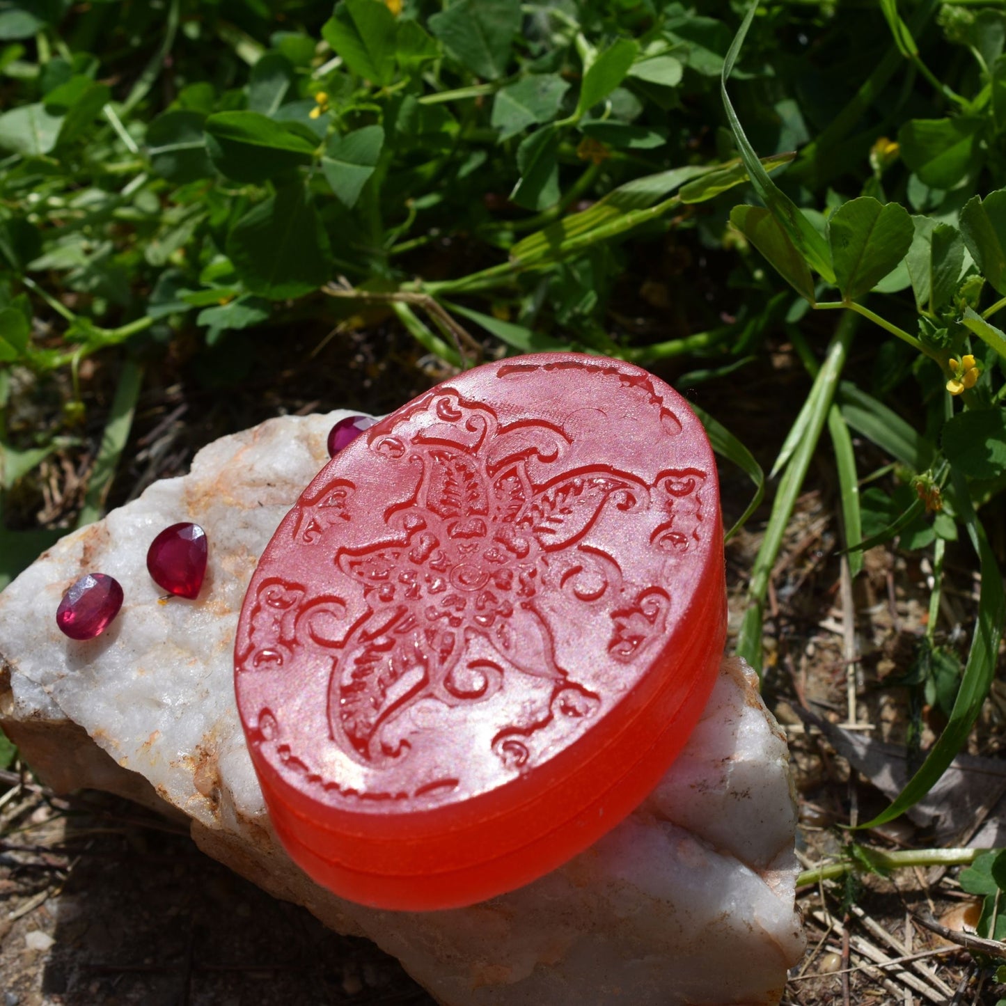 ❤️ Red Sandalwood Soap – Grounded & Bold
