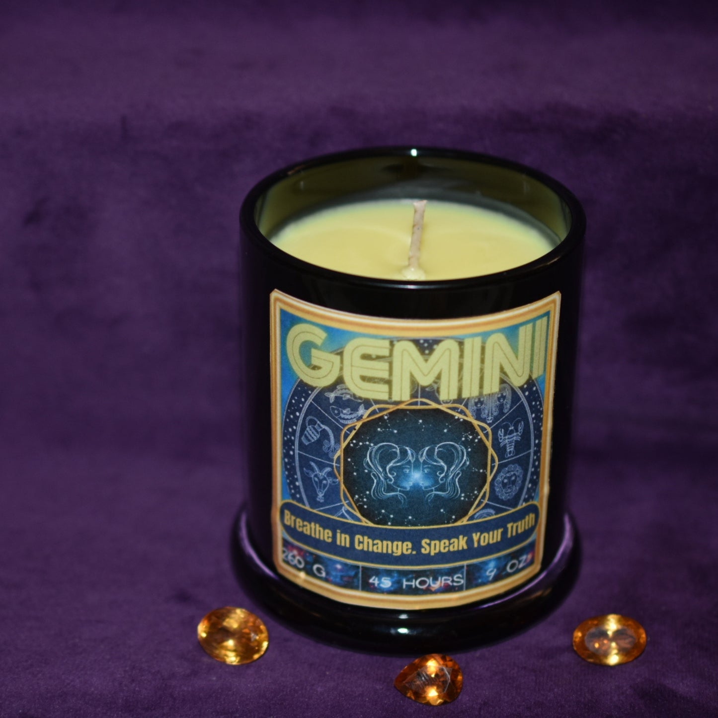 ♊ Gemini Zodiac Candle - Vanilla Lace