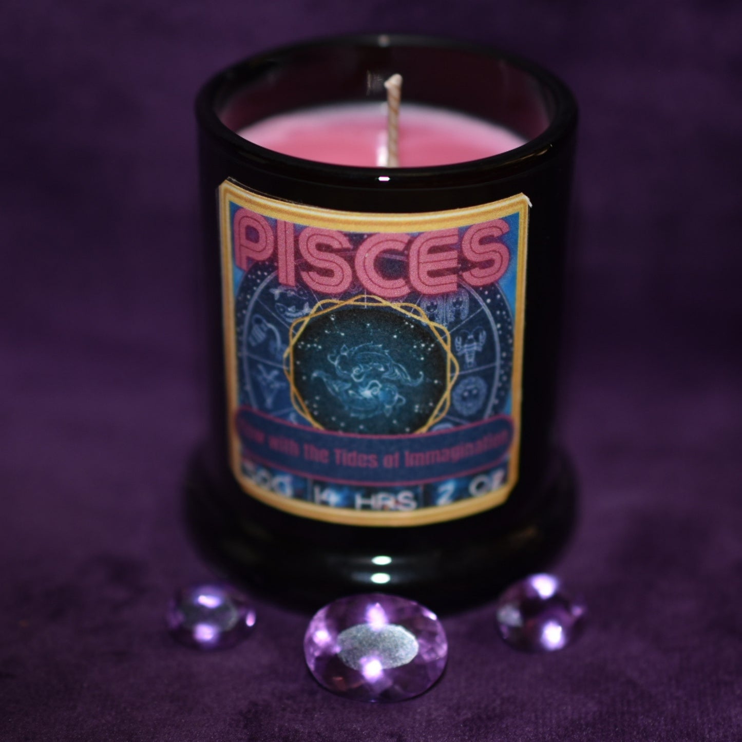 ♓ Pisces Zodiac Candle - Wild Jasmine