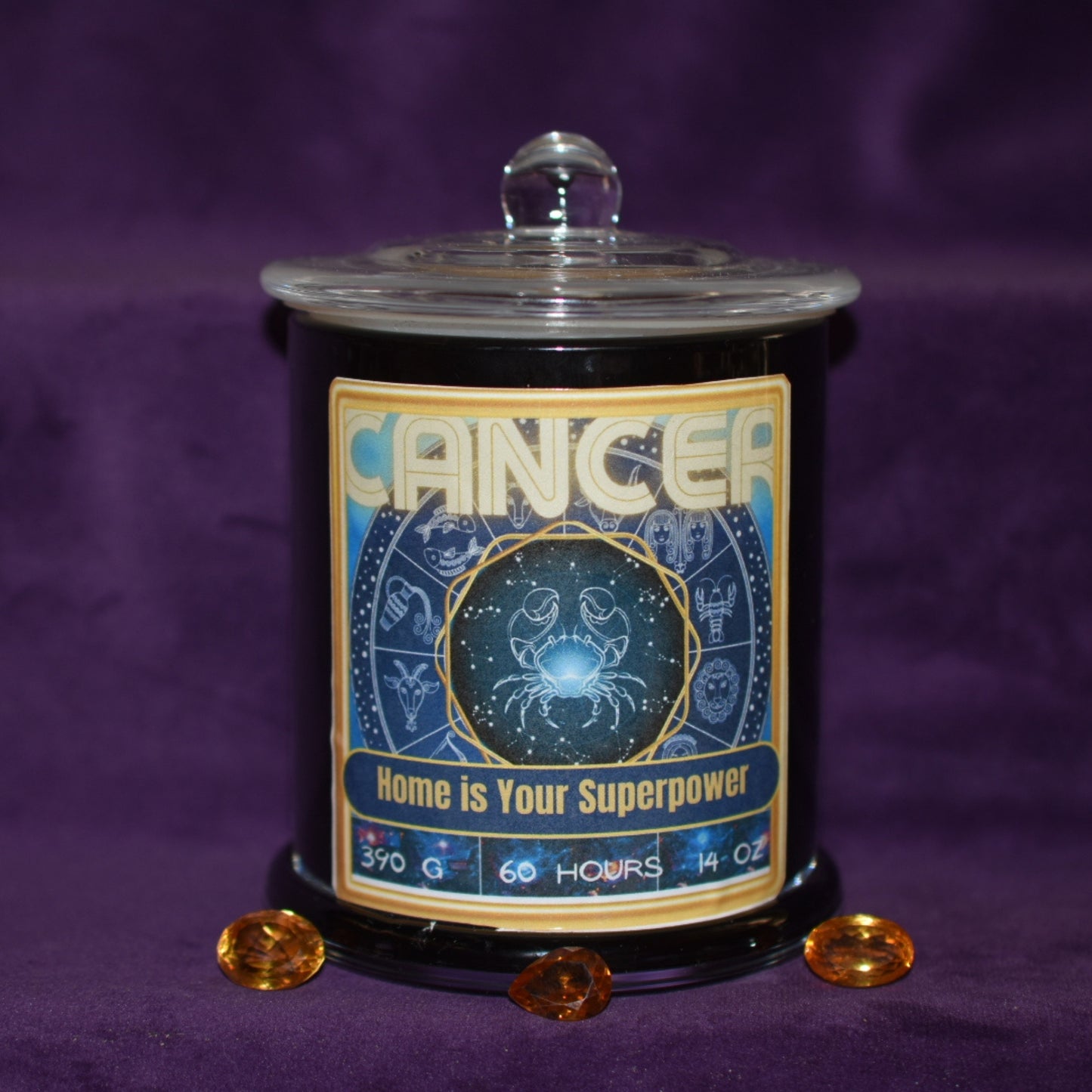 ♋ Cancer Zodiac Candle - French Cade Lavender
