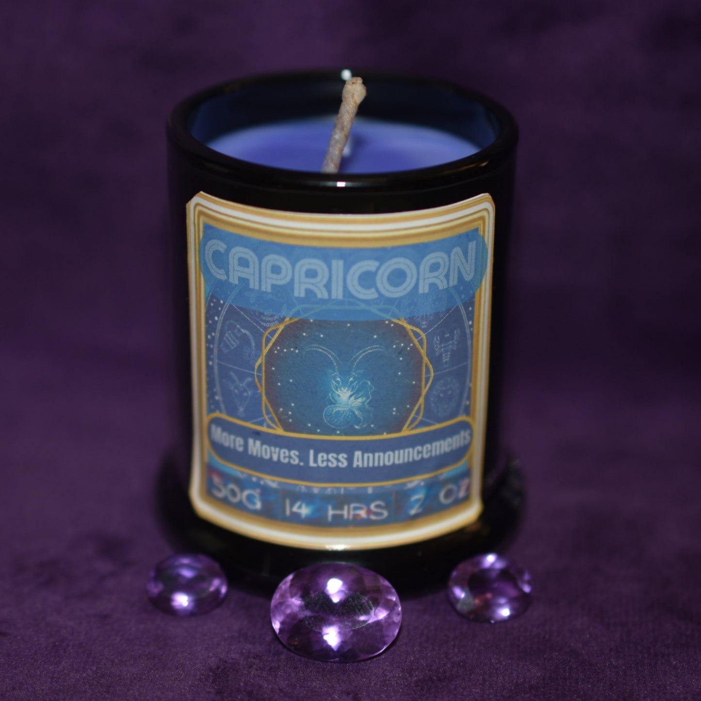 ♑ Capricorn Zodiac Candle - Frankincense & Myrrh