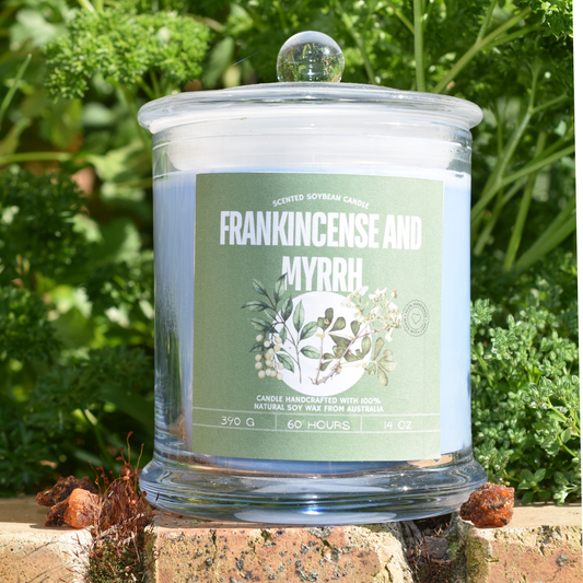 🔥 Frankincense & Myrrh Soy Wax Candle