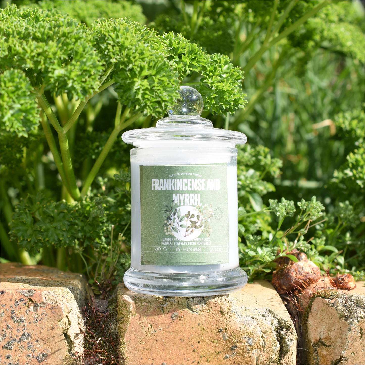 🔥 Frankincense & Myrrh Soy Wax Candle