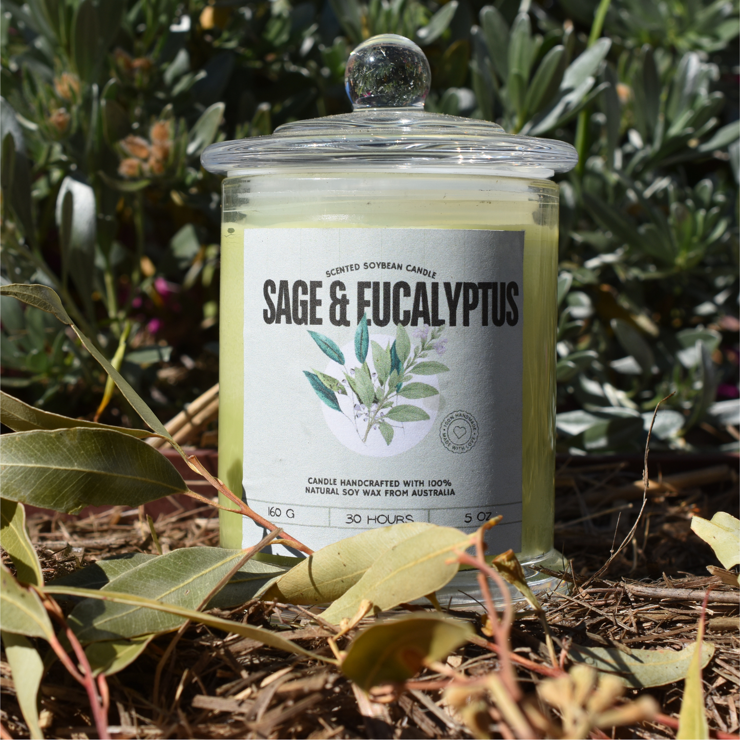 🌿Sage & Eucalyptus Soy Wax Candle