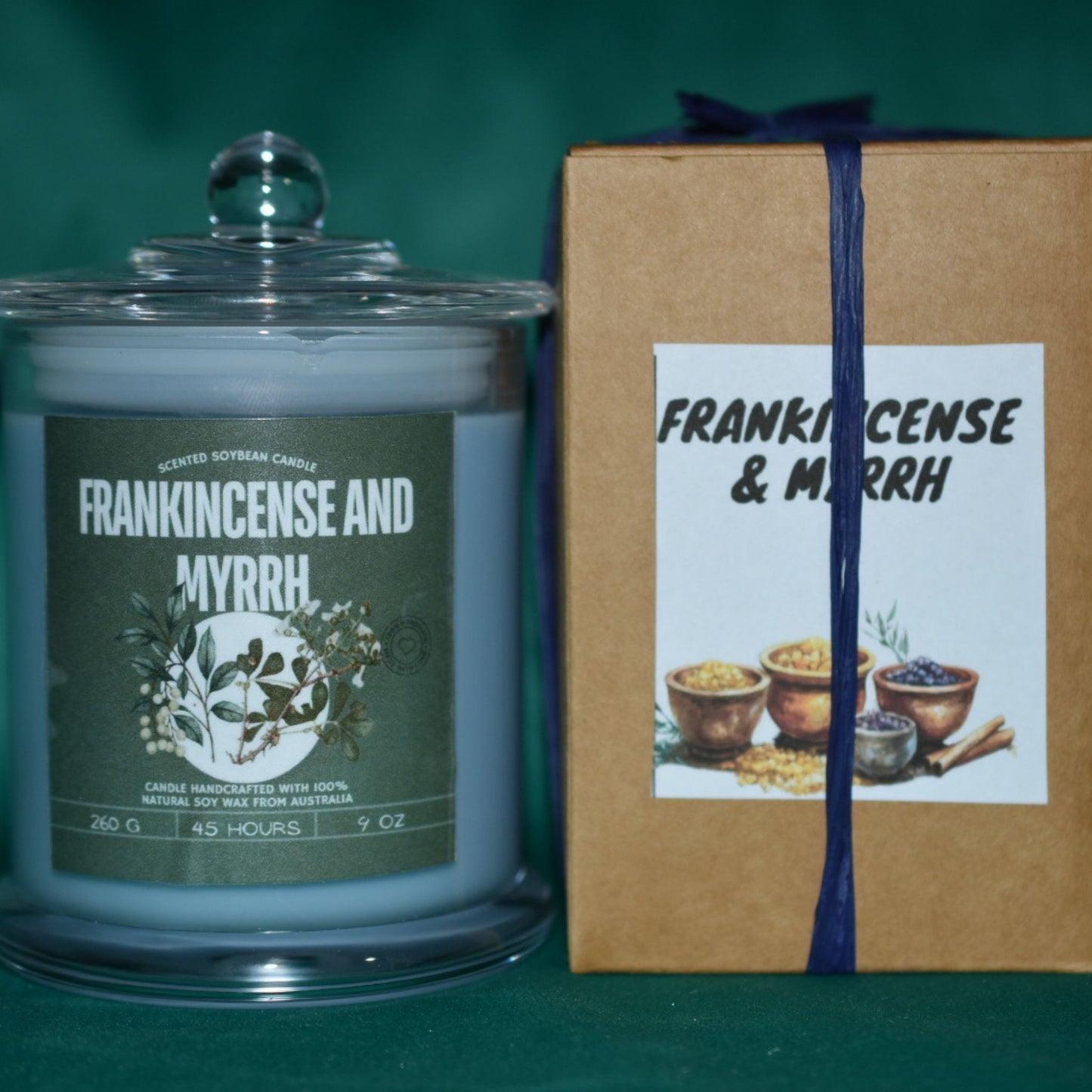 🔥 Frankincense & Myrrh Soy Wax Candle