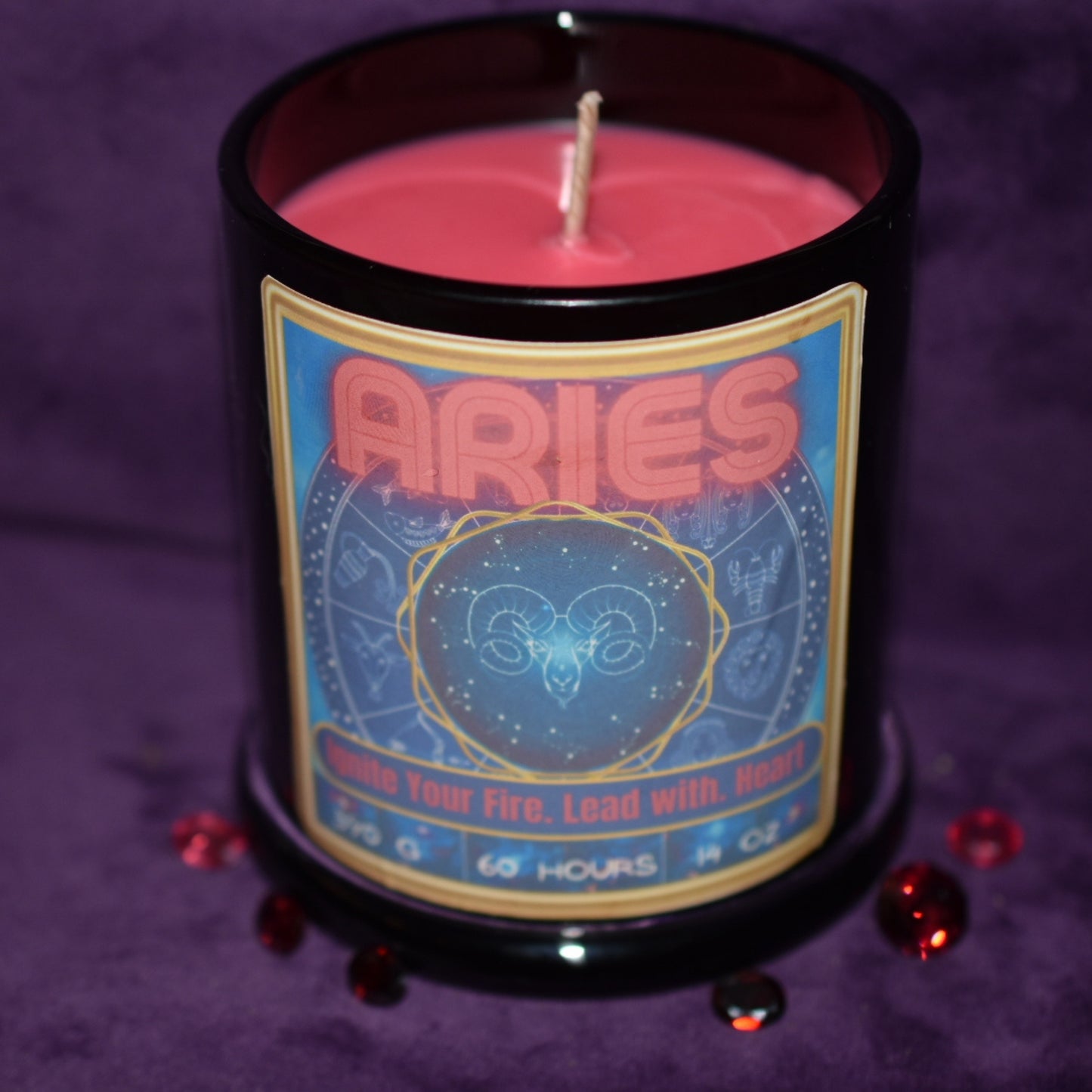 ♈ Aries Zodiac Candle – Lemon Eucalyptus