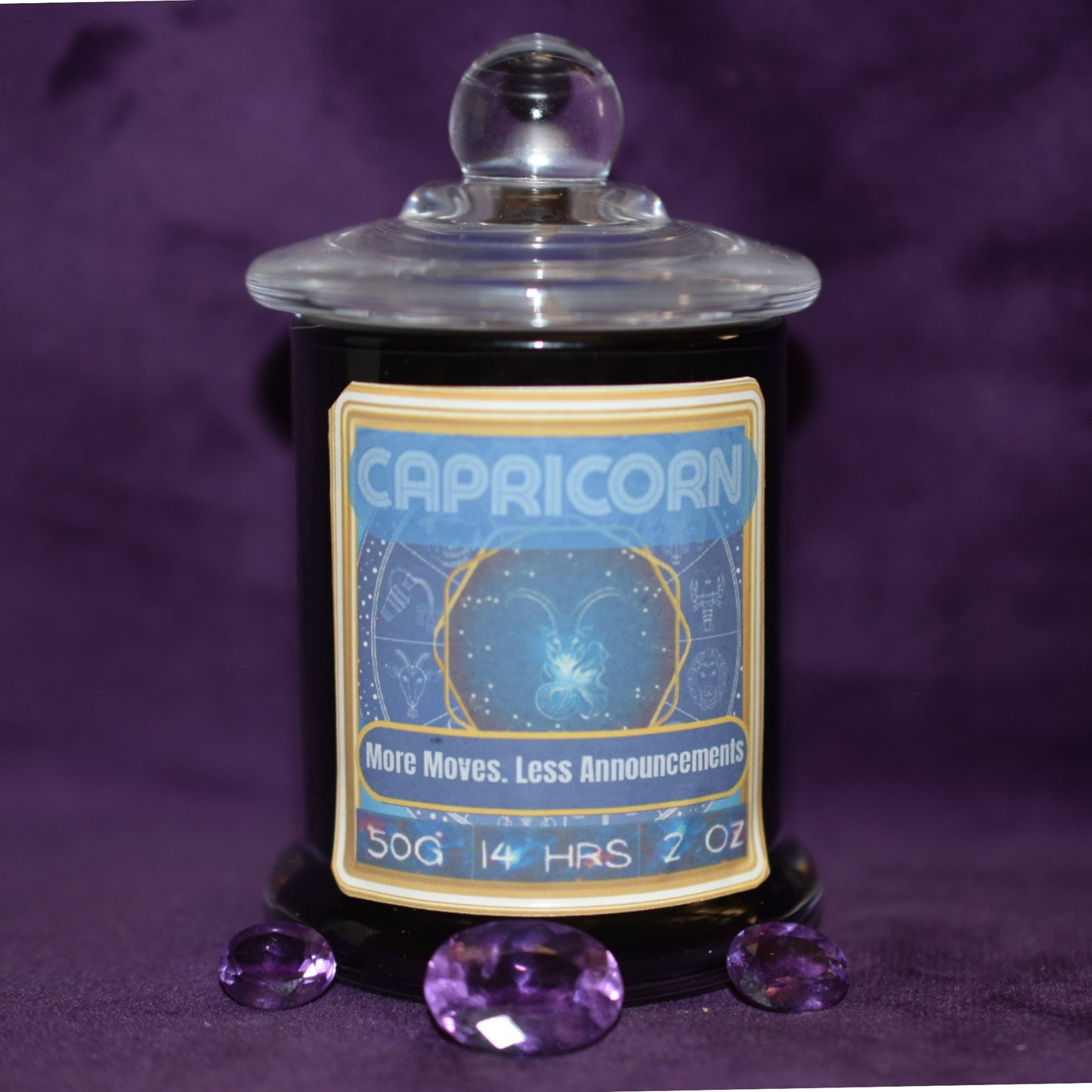 ♑ Capricorn Zodiac Candle - Frankincense & Myrrh
