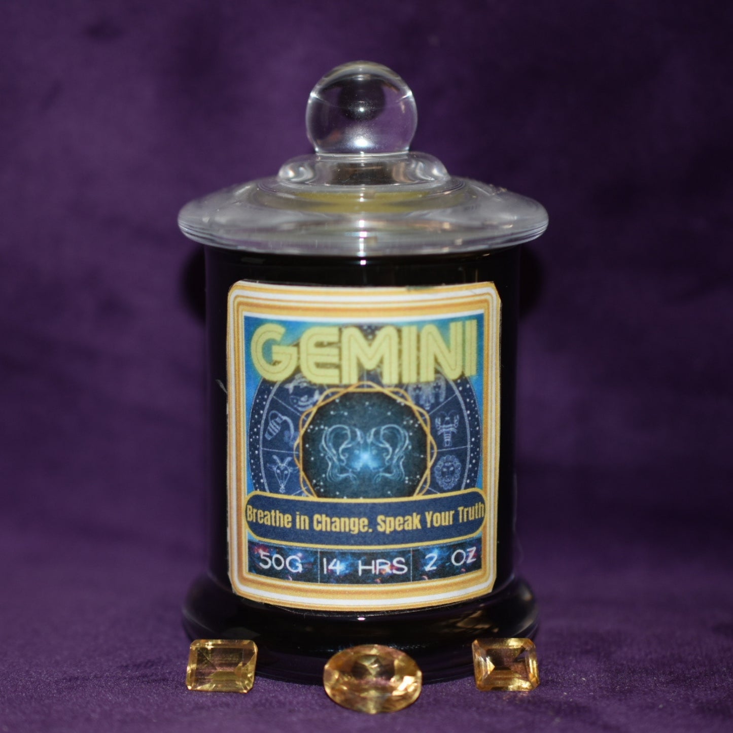 ♊ Gemini Zodiac Candle - Vanilla Lace