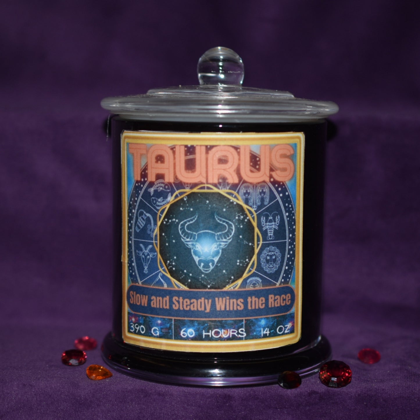 ♉ Taurus Zodiac Candle - Rose Sandalwood