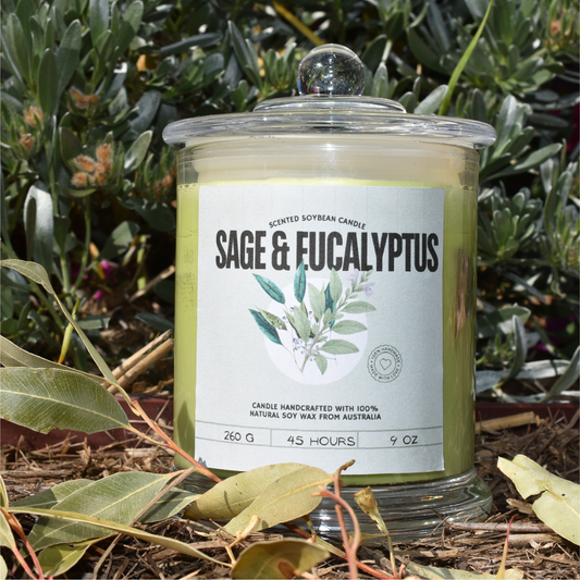 🌿Sage & Eucalyptus Soy Wax Candle