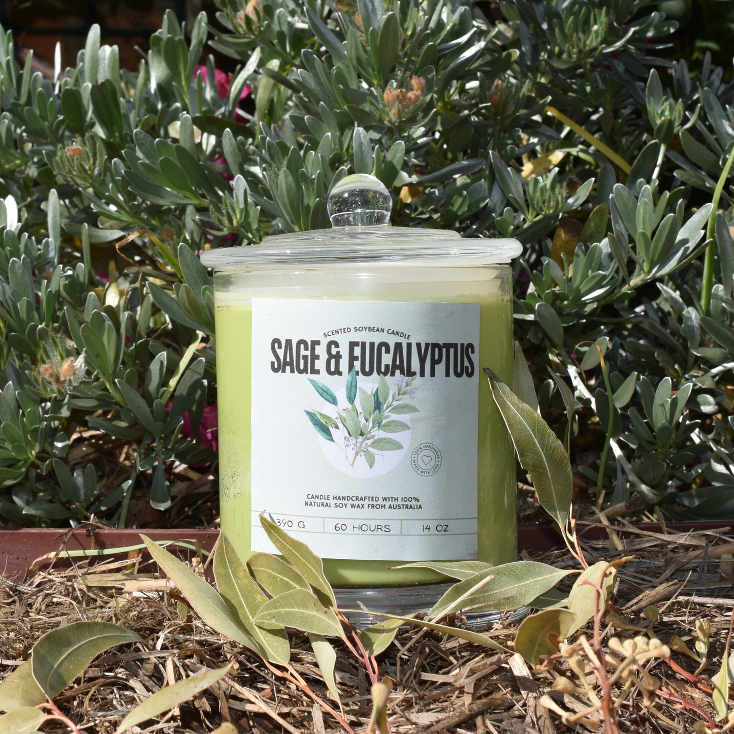 🌿Sage & Eucalyptus Soy Wax Candle