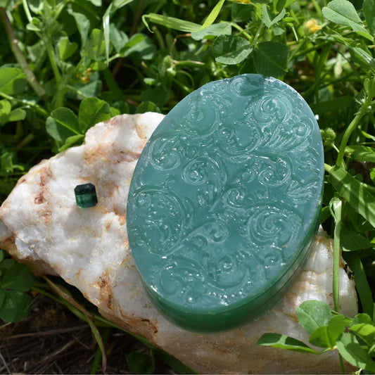 Floral Blue Soap – 3pk