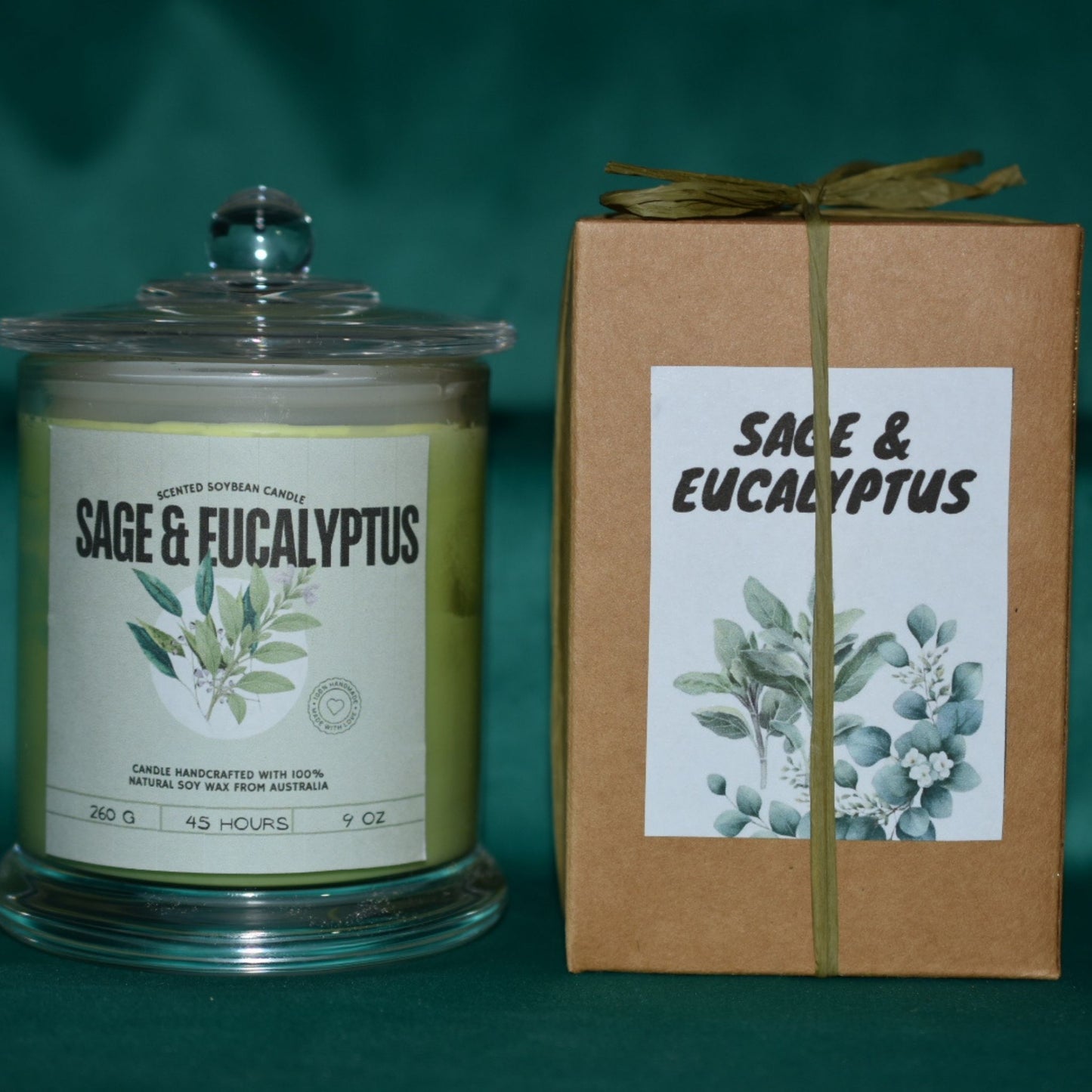 🌿Sage & Eucalyptus Soy Wax Candle