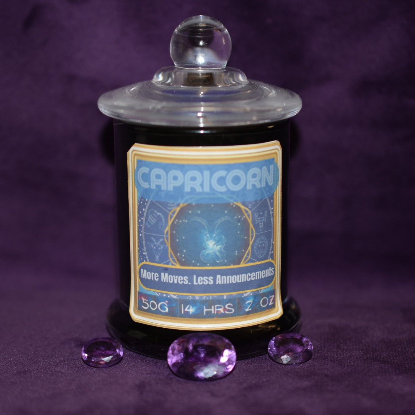 ♑ Capricorn Zodiac Candle - Frankincense & Myrrh