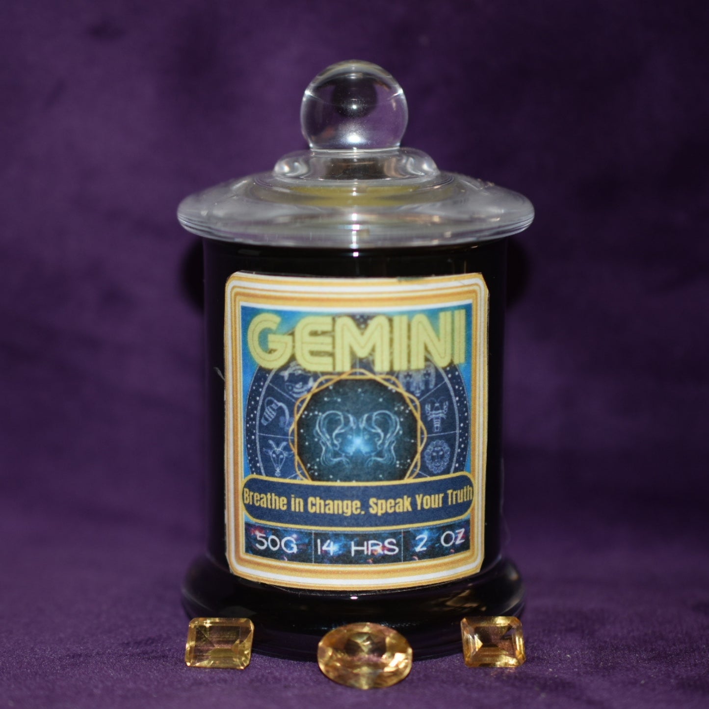 ♊ Gemini Zodiac Candle - Vanilla Lace