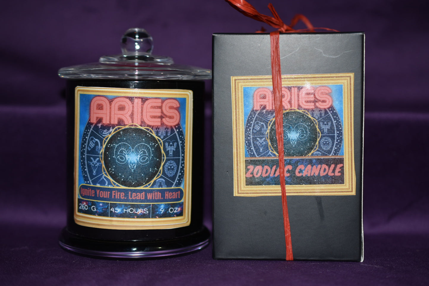♈ Aries Zodiac Candle – Lemon Eucalyptus