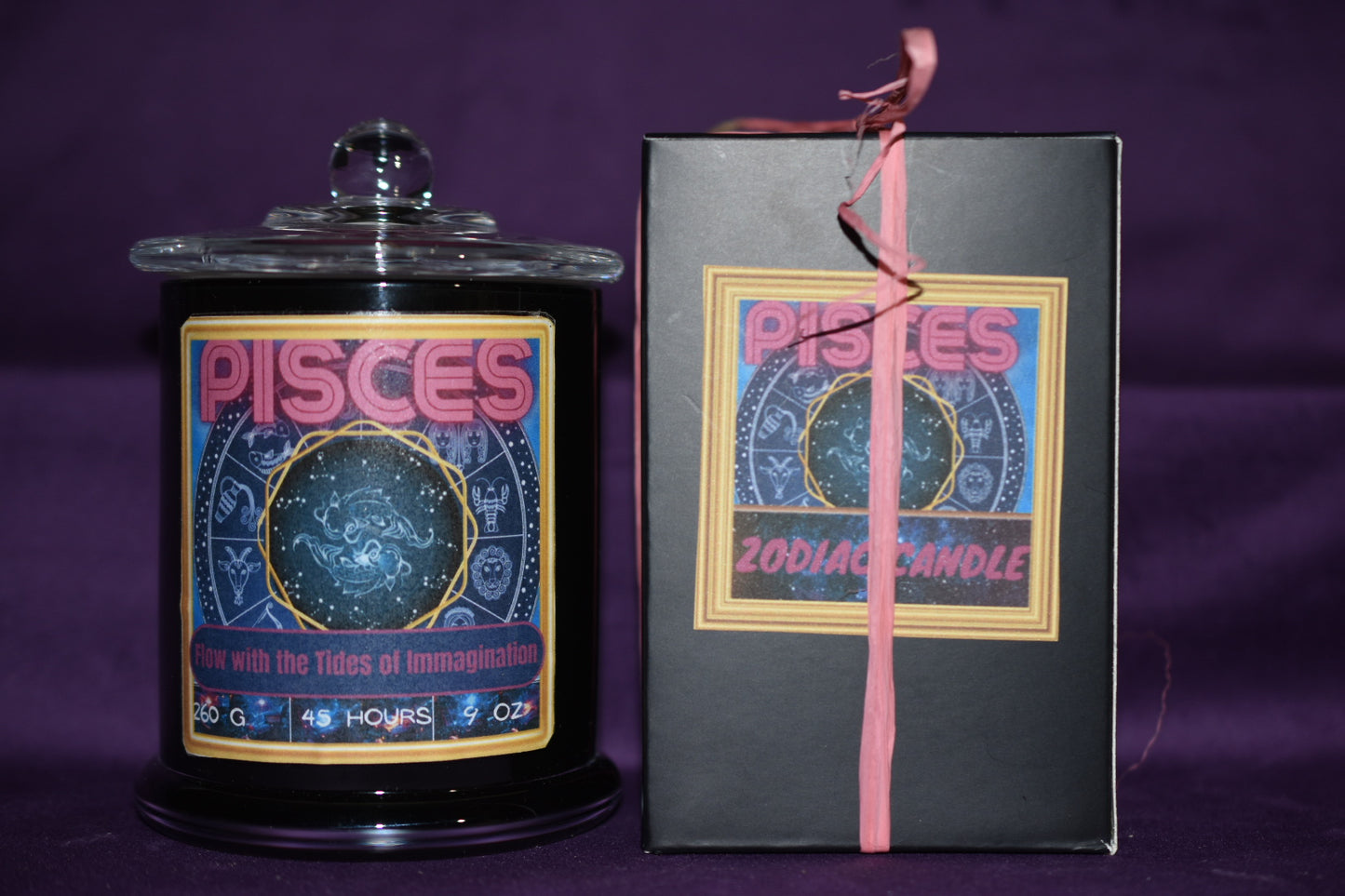 ♓ Pisces Zodiac Candle - Wild Jasmine